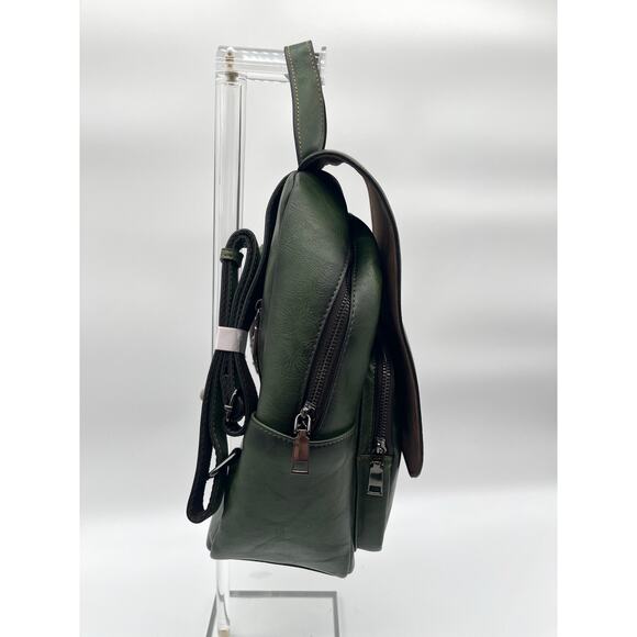 Leather Embossed NWOT Backpack, Hippie Hobo Style main image 5